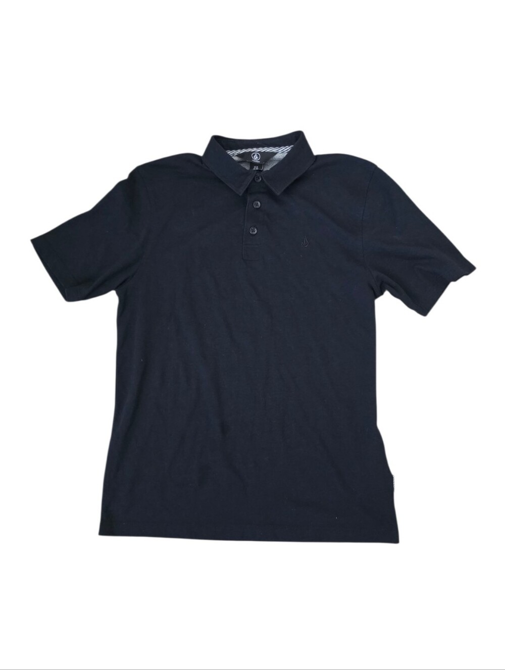 Volcom Boys Navy Polo Shirt Size Medium (10/12)